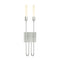 Lisse Wall Sconce  option Vintage Platinum
