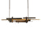 Planar LED Pendant Light with Accent  option Dark Smoke