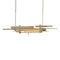 Planar LED Pendant Light with Accent  option Soft Gold