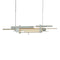Planar LED Pendant Light with Accent  option Vintage Platinum
