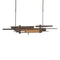 Planar LED Pendant Light with Accent  option Black
