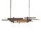 Planar LED Pendant Light with Accent  option Dark Smoke