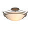 Presidio Tryne Short Semi-Flush Mount  option Dark Smoke