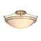 Presidio Tryne Short Semi-Flush Mount  option Modern Brass