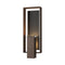 Shadow Box Large Outdoor Sconce  option Coastal Bronze
