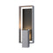 Shadow Box Large Outdoor Sconce  option Coastal Burnished Steel