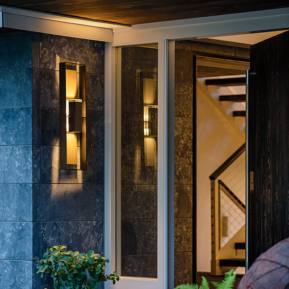 Shadow Box Tall Outdoor Wall Sconce