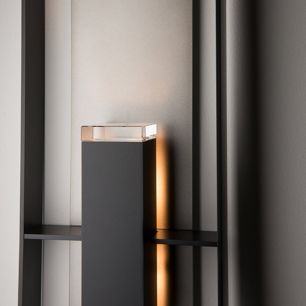 Shadow Box Tall Outdoor Wall Sconce
