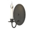 Simple Lines Wall Sconce  option Natural Iron
