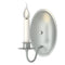 Simple Lines Wall Sconce  option Vintage Platinum