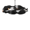 Waves Pendant Light  option Black