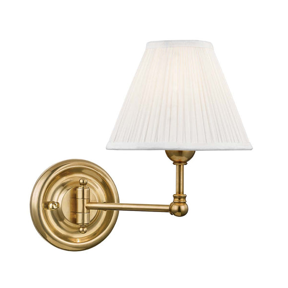 Classic No.1 One Light Swing-Arm Wall Sconce