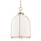 Eldridge Dome Pendant Light  option Aged Brass