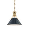 Painted No.2 Pendant Light  option Darkest Blue