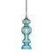 Pomfret Pendant Light  option Blue Glass