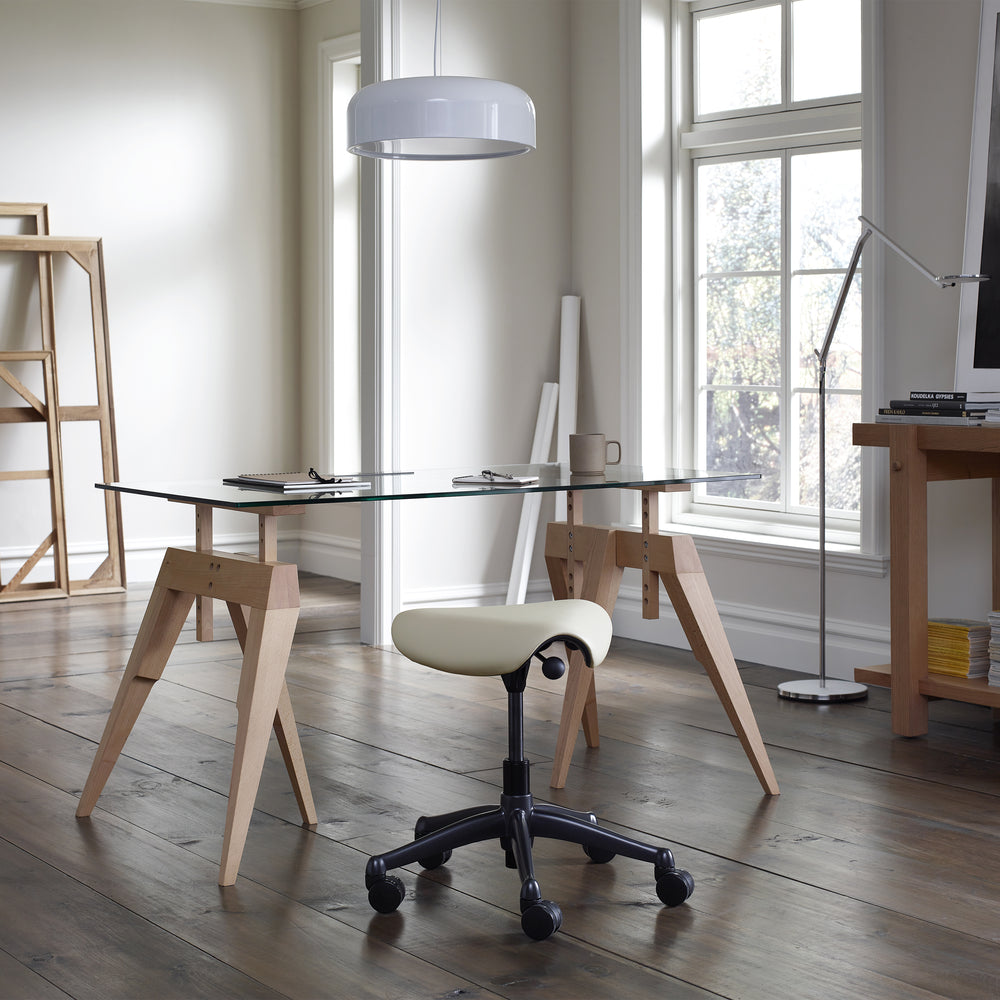 Humanscale Freedom Saddle Leather Task Stool - 2Modern