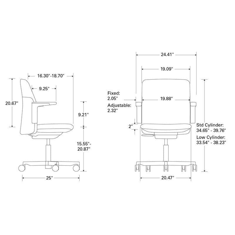 Humanscale Path Task Chair - 2Modern