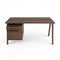 Howard Wood Top File Desk  option 504 Natural Walnut