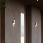Inside-Out Angled Plane Downlight Wall Light
