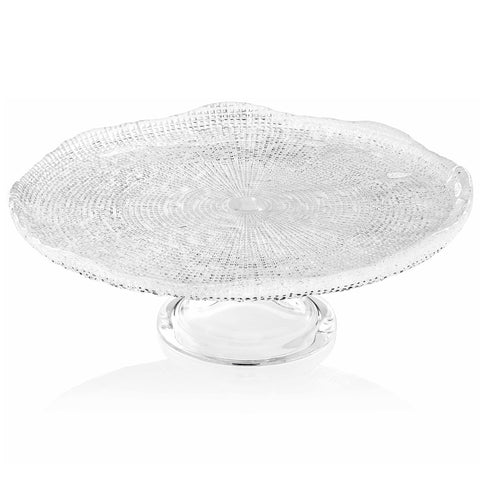 Diamante' Footed Cake Plate