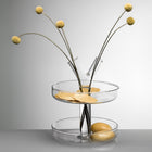 Peony 2 Tiered Stand and Flowerpot