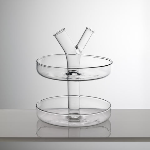 Peony 2 Tiered Stand and Flowerpot