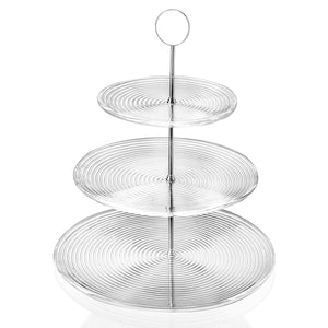 Vertigo 3 Tier Cakestand With Metal Stand