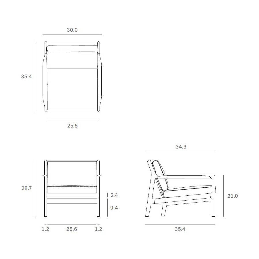 Jack Outdoor Upholstered Lounge Chair