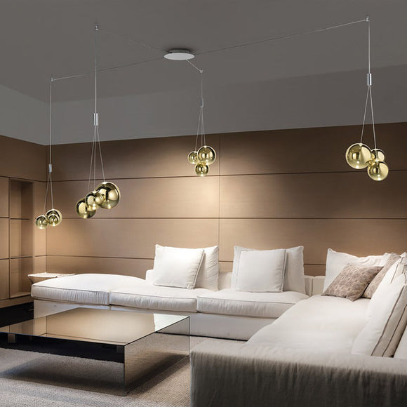 Multi Point Feature Light Lodes Random 4 Light Multipoint Pendant Light - 2Modern