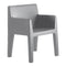 Jut Armchair  option Steel - Basic