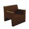 Jut Lounge Chair  option Bronze - Basic