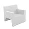 Jut Lounge Chair  option White - Basic