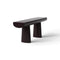 Console Table with Adjustable Legs  option Dark Aubergine