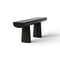 Console Table with Adjustable Legs  option Dark Sepia