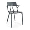 A.I. Metal Chair (Set of 2)  option Titanium