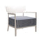 Cara Outdoor Armchair  option Blue Stripe
