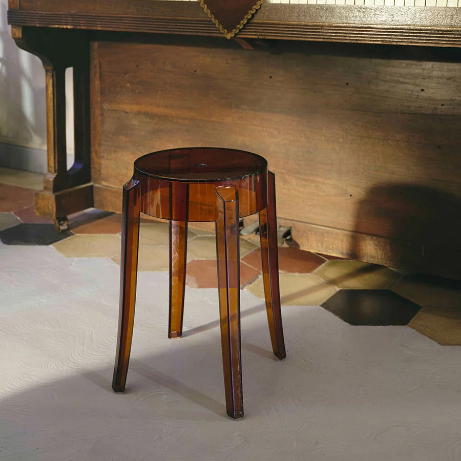 Kartell Charles Ghost Transparent Stool (Set of 2) - 2Modern
