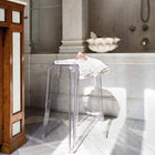 Charles Ghost Transparent Stool (Set of 2)