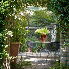 Glossy Outdoor Oval Dining Table