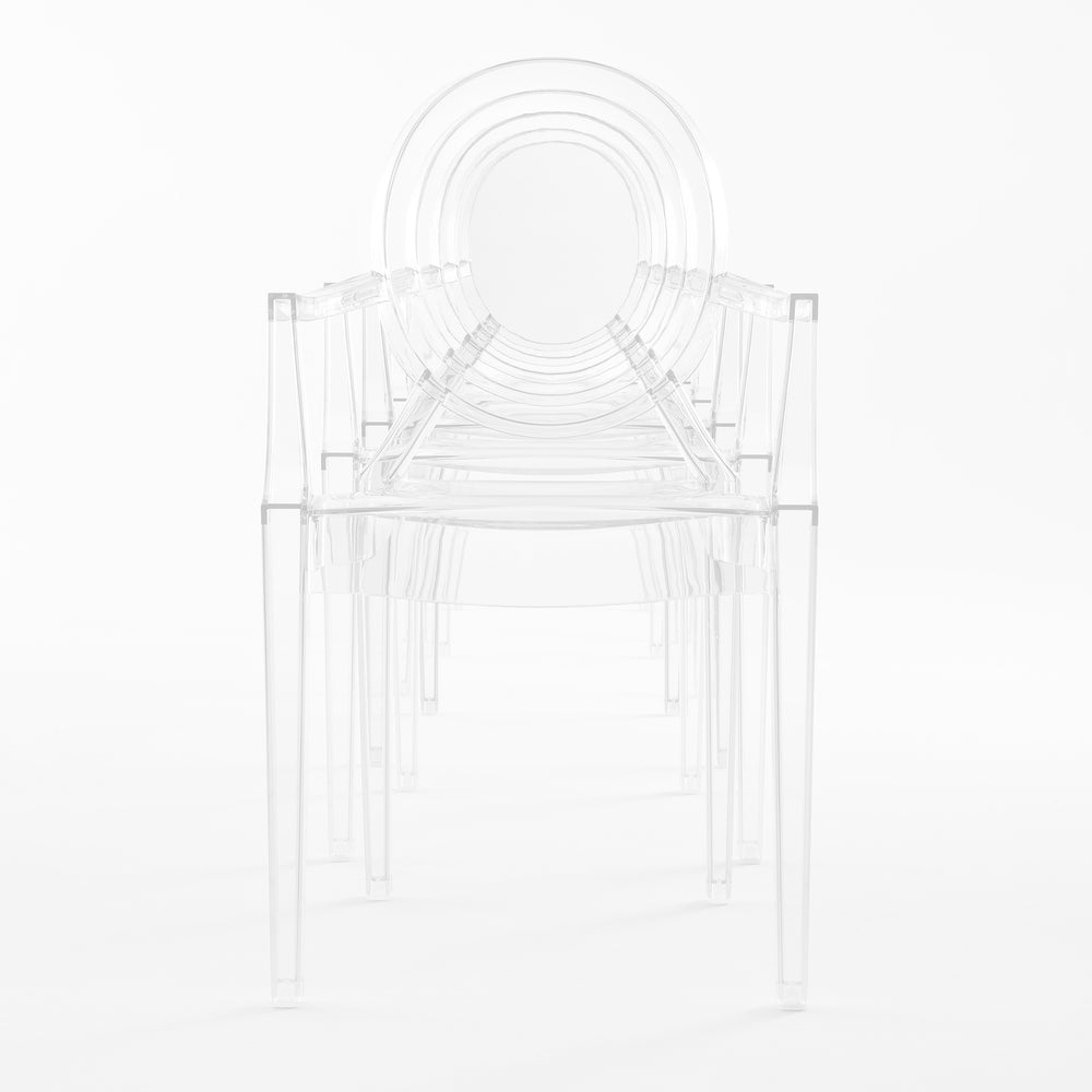 Louis Ghost Chair (Set of 2)