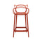 Masters Bar and Counter Stool  option Rust Orange