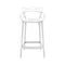 Masters Bar and Counter Stool  option White
