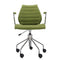 Maui Soft Swivel Armchair  option Acid Green Trevira