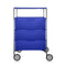 Mobil Storage Container with Wheels  option 3 Drawers with Open Shelf