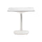 Multiplo Square Side Table with Small Square Base  option White