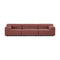 Plastics Outdoor 3-seater Sofa  option Bordeaux