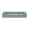 Plastics Outdoor 3-seater Sofa  option Green