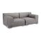 Plastics Duo 2 Seater Sofa  option Grey