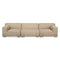 Plastics Duo 3 Seater Sofa  option Dove