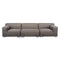 Plastics Duo 3 Seater Sofa  option Grey